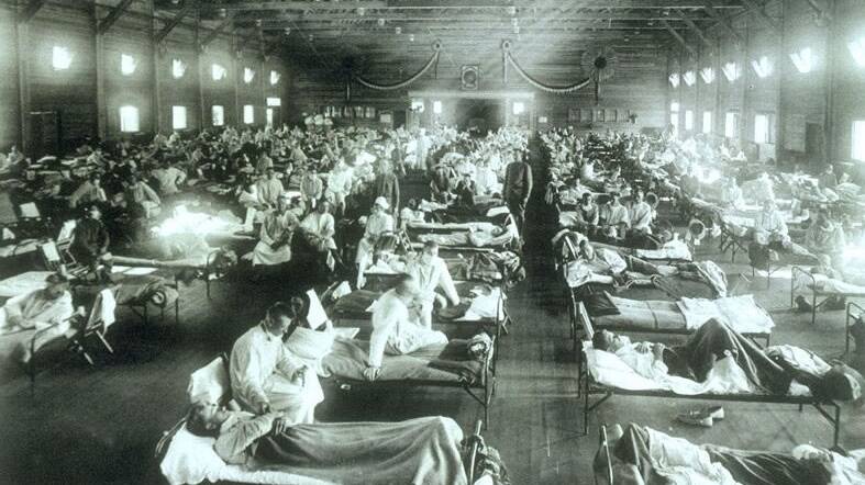 FRIGHTENING EPIDEMIC: The Spanish flu was described as the “black plague” because of the bluish appearance of its victims. The Orange Leader reported the first case in England in January 1919, with the disease reaching Orange in March of that year.