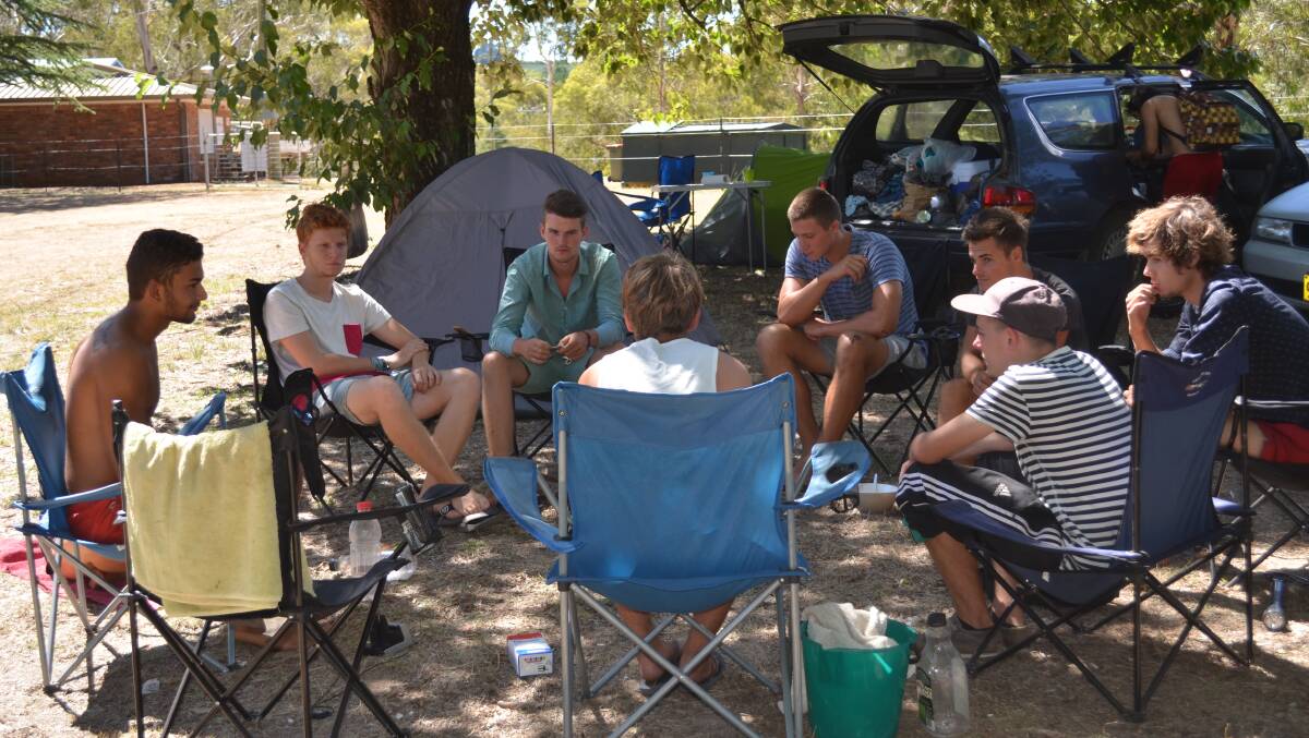 WAIT AND SEE: A group of backpackers have pledged to stay at Lake Canobolas until their missing friend Arvid Stenzel is found. Photo: TRACEY PRISK                                                                      0210tplake16