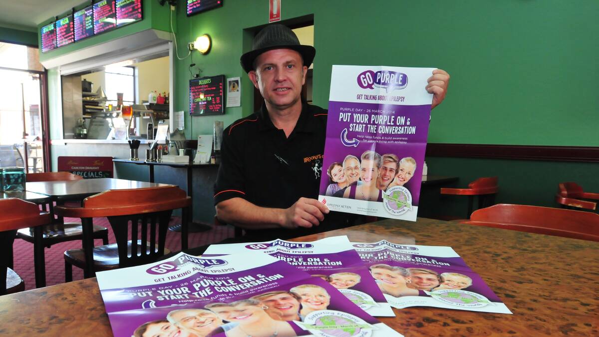 FIGHTING FIT: Orange man Mark Brooking is holding a trivia night to raise awareness of epilepsy and to “remove the stigma” associated with the condition. Photo: JUDE KEOGH                                               0313brooko2 