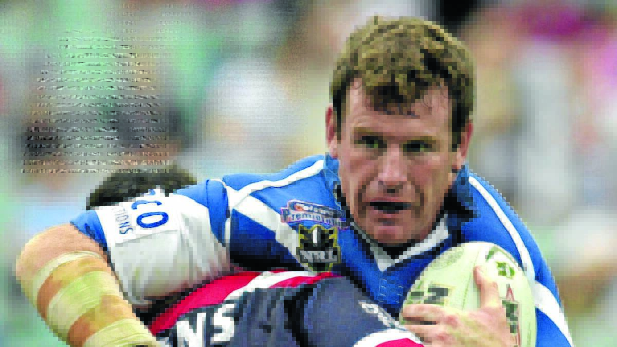 GRAHAM FAN: Darren Britt in his playing days with Canterbury. The former Bulldogs skipper says English prop James Graham can lead his old side to the 2014 NRL premiership. Photo: GETTY IMAGES