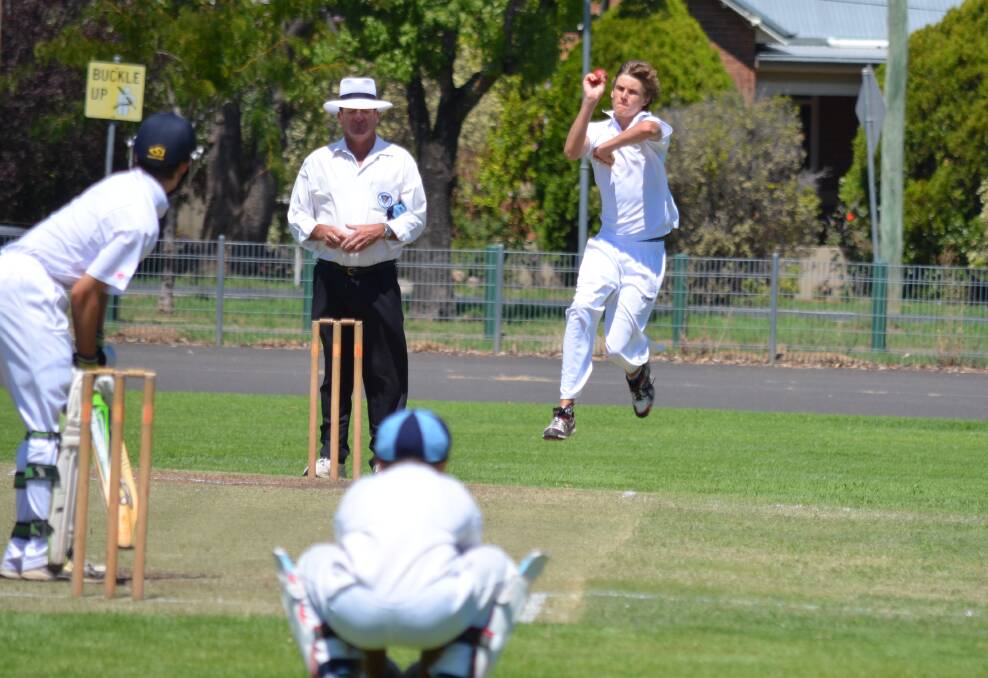 STANDBY: Kinross seamer Cameron Williams is ready to step up for Orange again should James Ryan be deemed unfit.
Photo: BEN HARRIS 0223bhwilliams1
