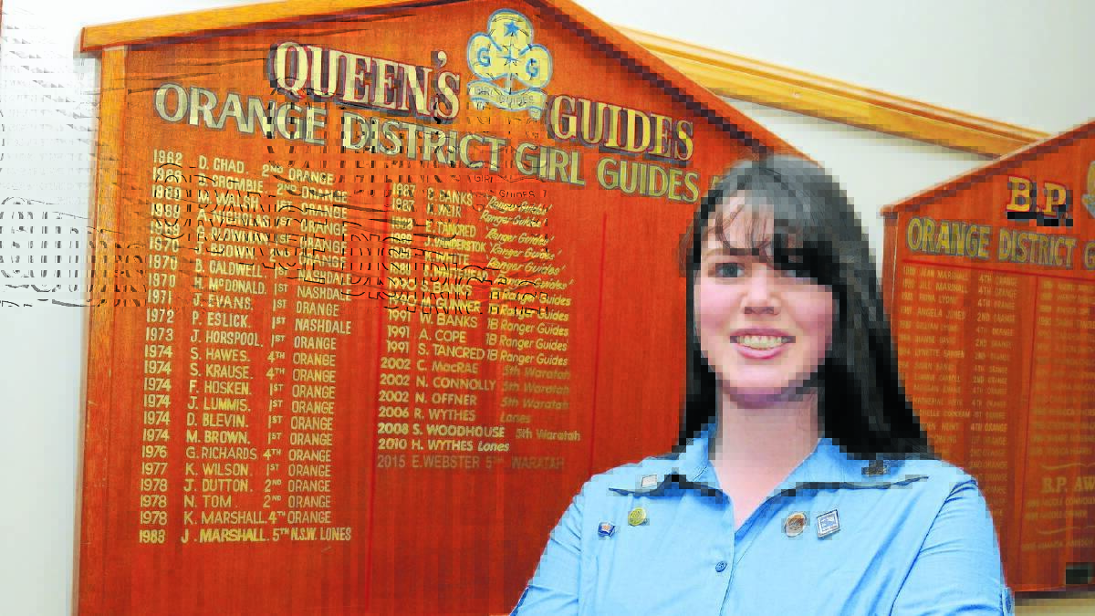 GUIDE PRIDE: Girl Guide Beth Webster says achieving the Queen’s Guide award, the peak award for youth members, is a dream come true. Photo: JUDE KEOGH                                                                                                                   0901queensguide2
