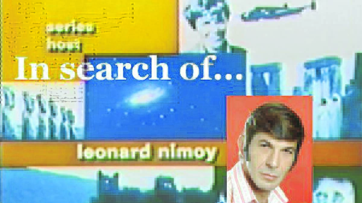 MYSTERY MAN: Leonard Nimoy.