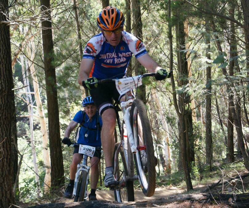 ALONG FOR THE RIDE: Orange councillor Reg Kidd says a mountain bike area around Mount Canobolas would set Orange apart as a recreational centre of excellence. Photo: MARK LOGAN