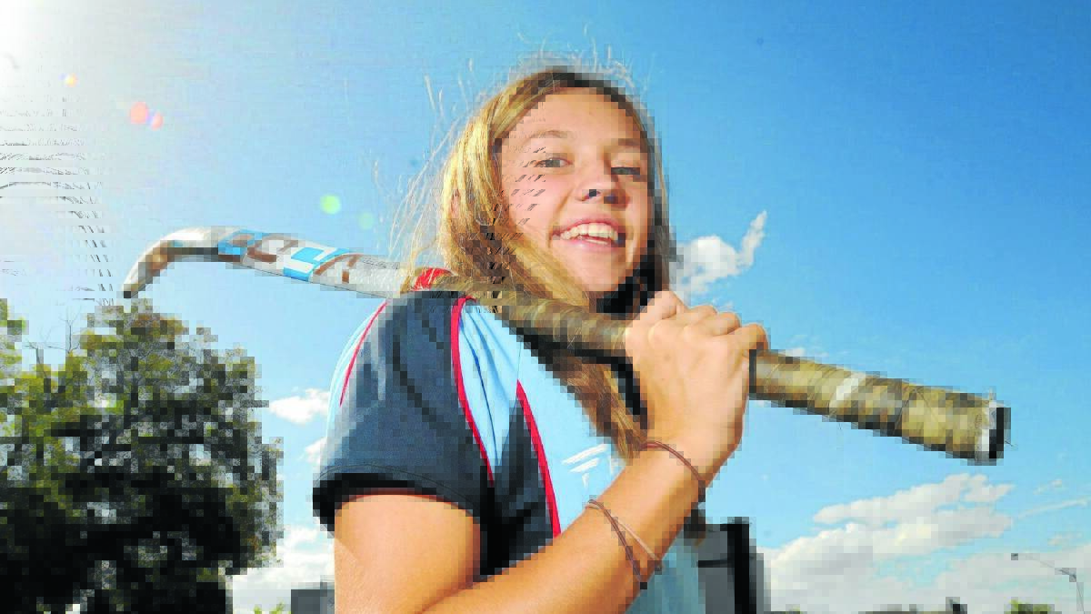 TEEN PRODIGY: Eva Reith-Snare has been named in the NSW under-15 hockey side to contest the national championships in April. Photo: STEVE GOSCH 