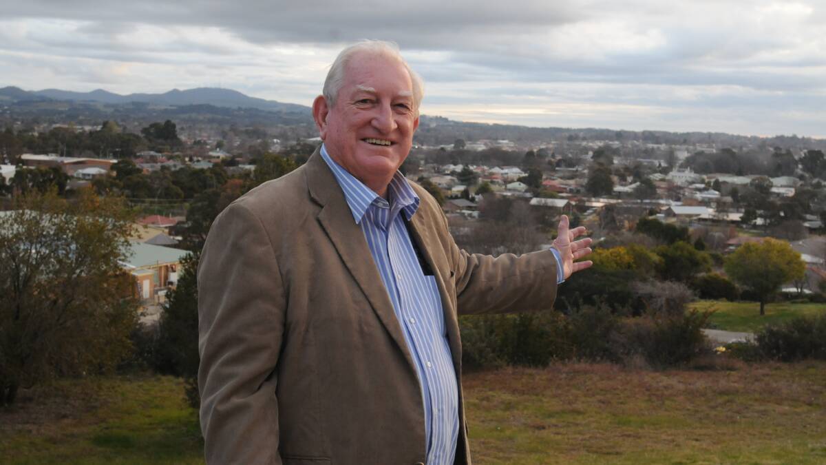 CONTINUING TO GROW: Orange mayor John Davis says the $50 million of development applications for new homes in Orange last year augurs well for the city’s future growth. Photo: JUDE KEOGH                                                                                                    0721cityoforange1
