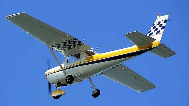 A Cessna 172: A light propeller plane similar to the aircraft involved in the incident on Saturday. (File photo)