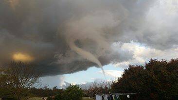 Photos of the tornado which hit Dubbo on Monday evening