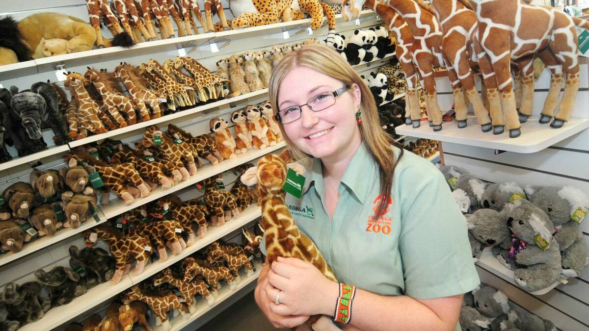 DUBBO: Megan Kelly will greet visitors to the Taronga Western Plains Zoo Shop tomorrow, Christmas Day. Photo: LOUISE DONGES