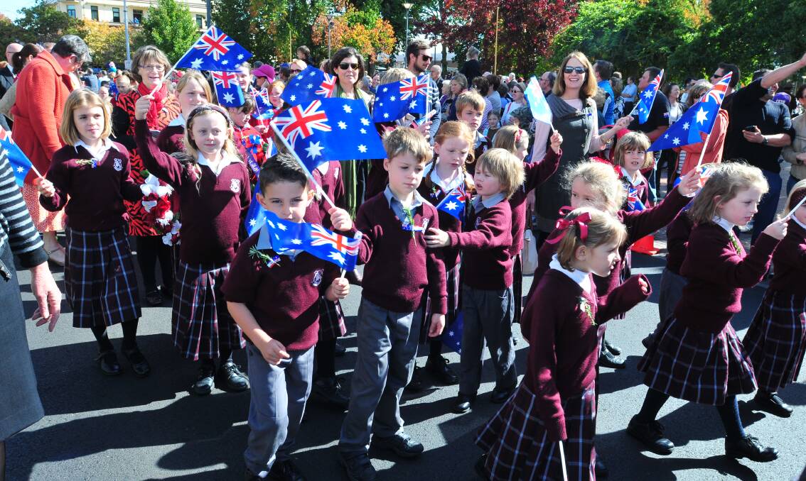 ANZAC DAY: Borenore Public School