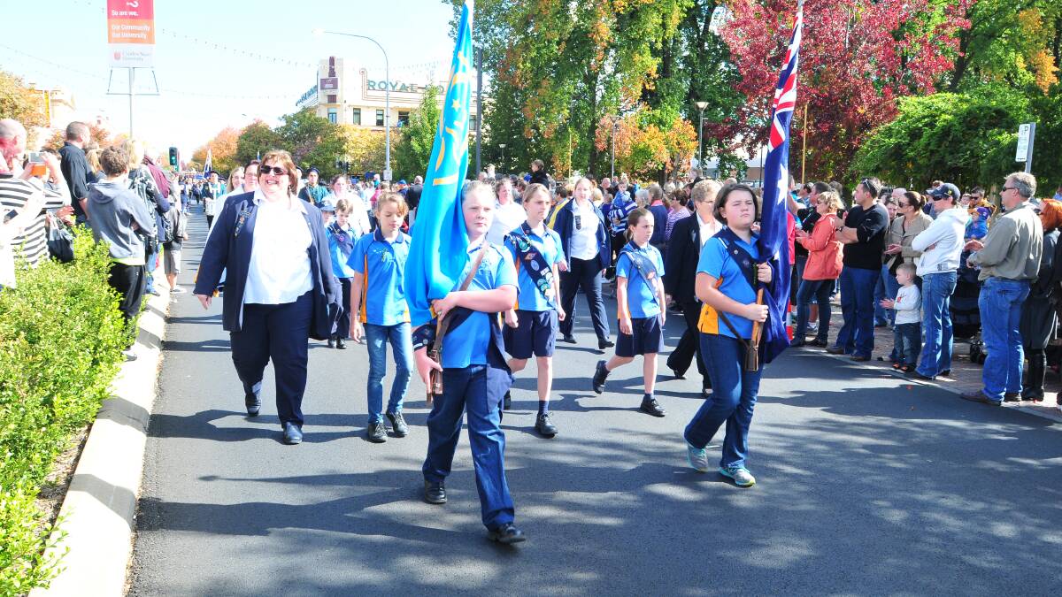 ANZAC DAY: Girl Guides