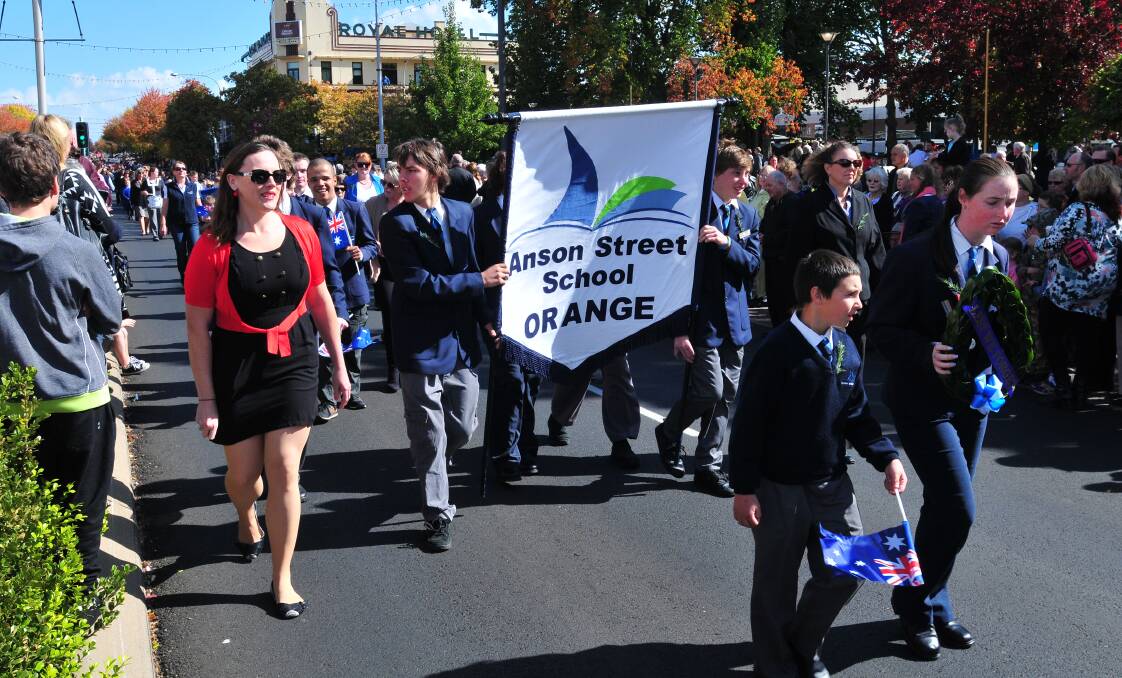 ANZAC DAY: Anson Street School