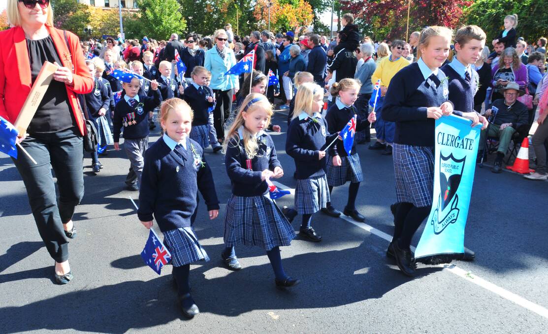 ANZAC DAY: Clergate Public School