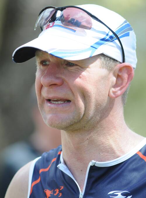 CONFIDENT: Orange Cycle and Triathlon Club president Mick Lockyer