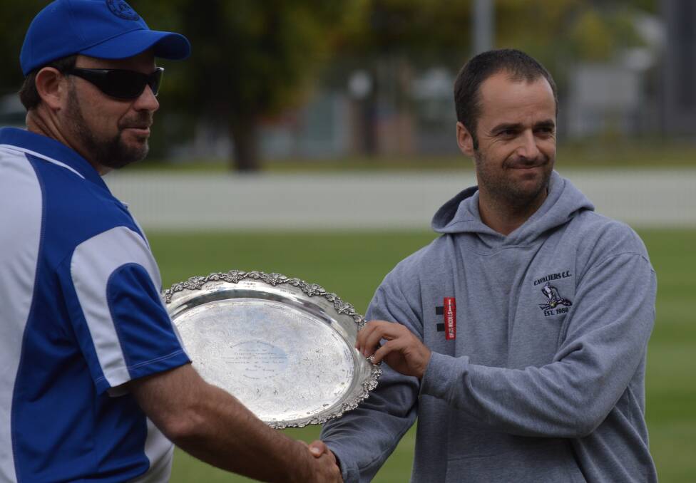MAJOR WINNER: The ODCA's presentation and AGM, where Richie Venner would have officially been presented the ODCA cricketer of the year shield after informally being awarded it after the grand final, was cancelled last Sunday. Photo: MATT FINDLAY 0320mfrich
