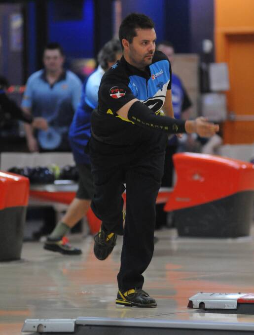 RETURNING SERVE: After dropping last year's Orange Open, Jason Belmonte is determined to win in 2016. Photo: JUDE KEOGH