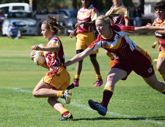 RAM IT UP: Orange's Heidi Regan, who plays for Manildra, made the cut for Western after shining for Woodbridge Cup in Gilgandra last weekend. Photo: WESTERN RAMS