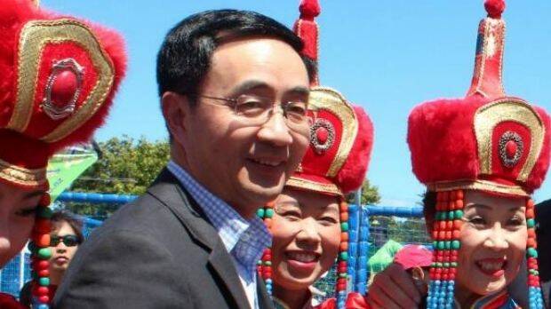 Nationals MP Jian Yang at Chinese and Korean New Year festivities in the Auckland suburb of Northcote. Photo: Denise Piper
