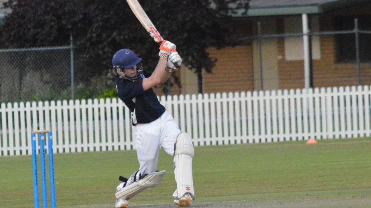 MIA: Kinross will miss the services of gun opening bat Charlie Litchfield in tonight's do-or-die Royal Hotel Cup clash against Cavaliers. Photo: MATT FINDLAY 1118mfrhc2