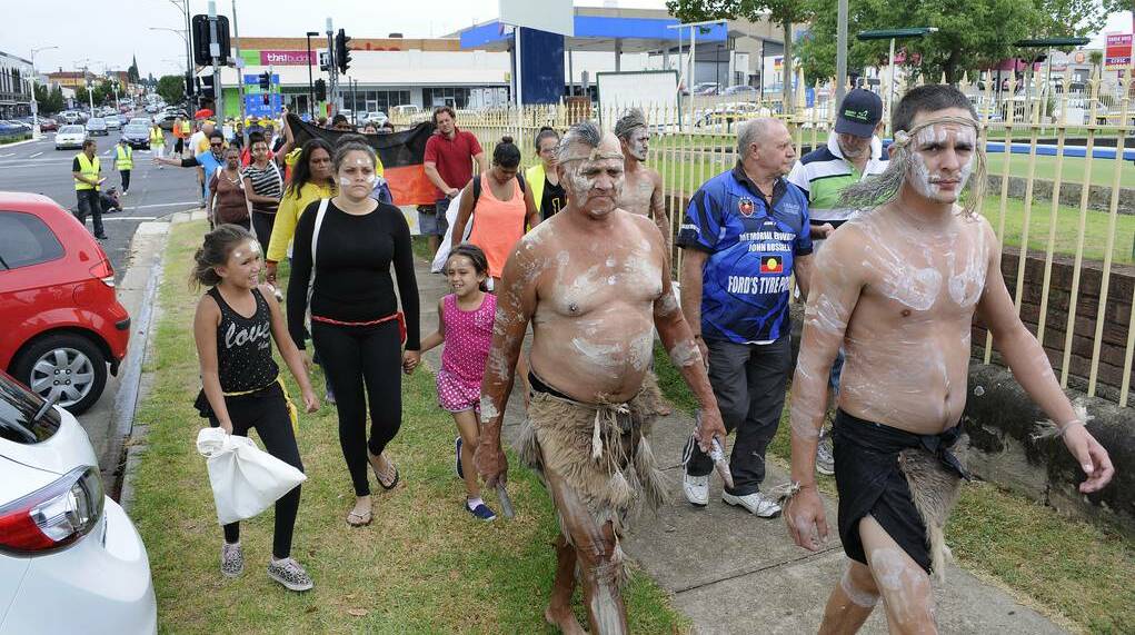 BATHURST: National Sorry Day was marked in Bathurst on Saturday with a community street march from BMEC to Centennial Park. 021514csorry13