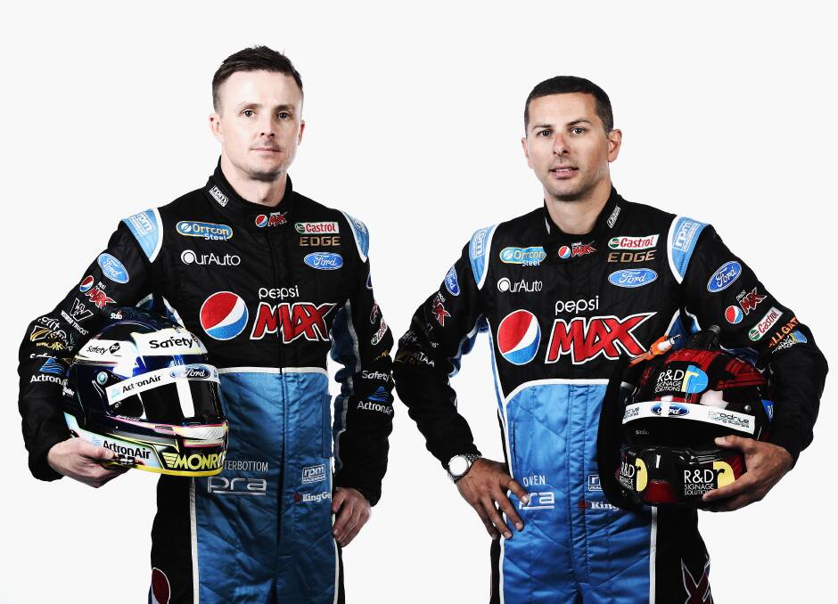 BACK-TO-BACK?: Prodrive Racing duo Mark Winterbottom (left) and Steve Owen won last month’s Sandown 500 and are hoping to take out the second leg of the Enduro Cup – the Bathurst 1000 – this Sunday. Photo: GETTY IMAGES