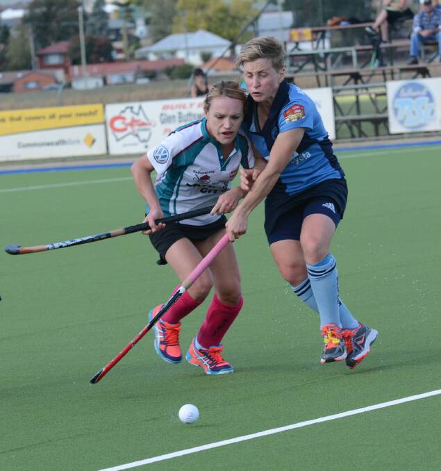 SIDELINED: Bathurst City captain-coach Lisa Quinn will await the outcome of a medical assessment after fracturing her nose last Sunday week in a local club match for Kelso. It could keep her off the field until the start of City’s Premier League finals campaign. Photo: PHILL MURRAY 041115pcity2