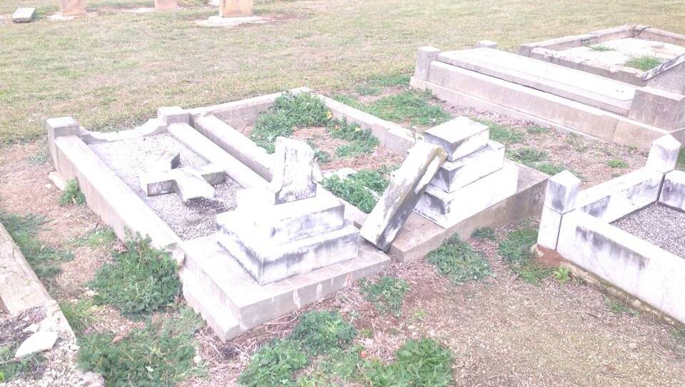 VIDEO: Vandals damage 70 historic headstones in Bathurst cemetery