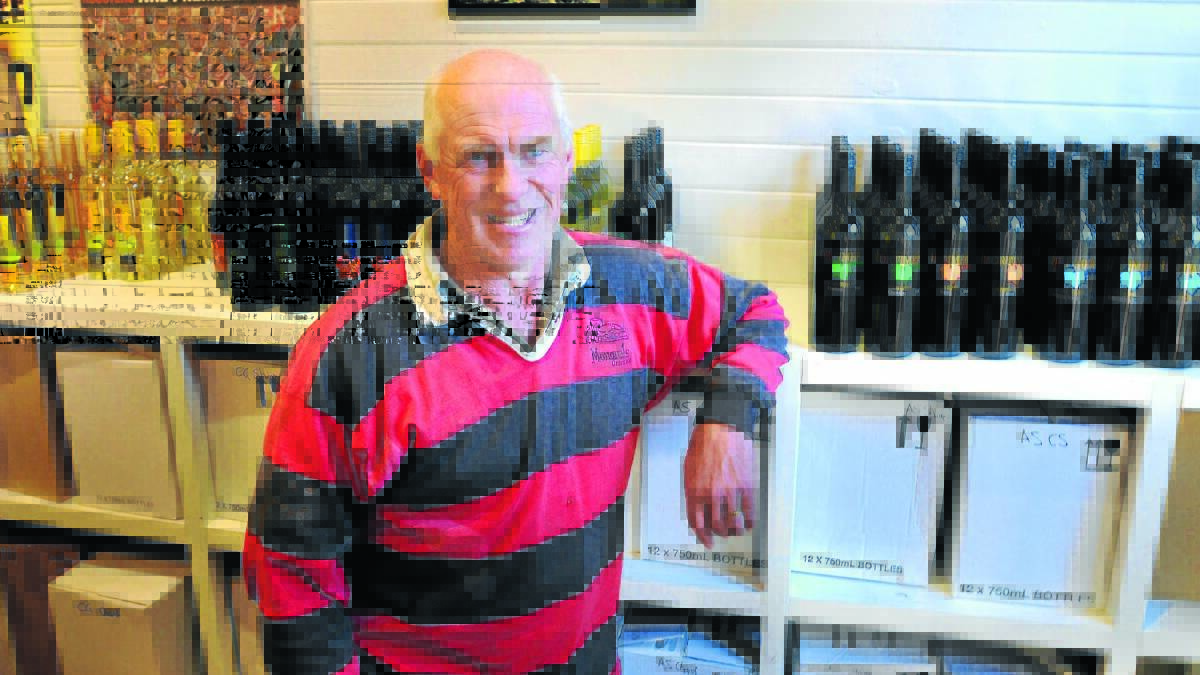 QUALITY DROP: Mortimers Wines owner Peter Mortimer can’t wait to start exporting his wine to the high-class Japanese market. Photo: STEVE GOSCH.
