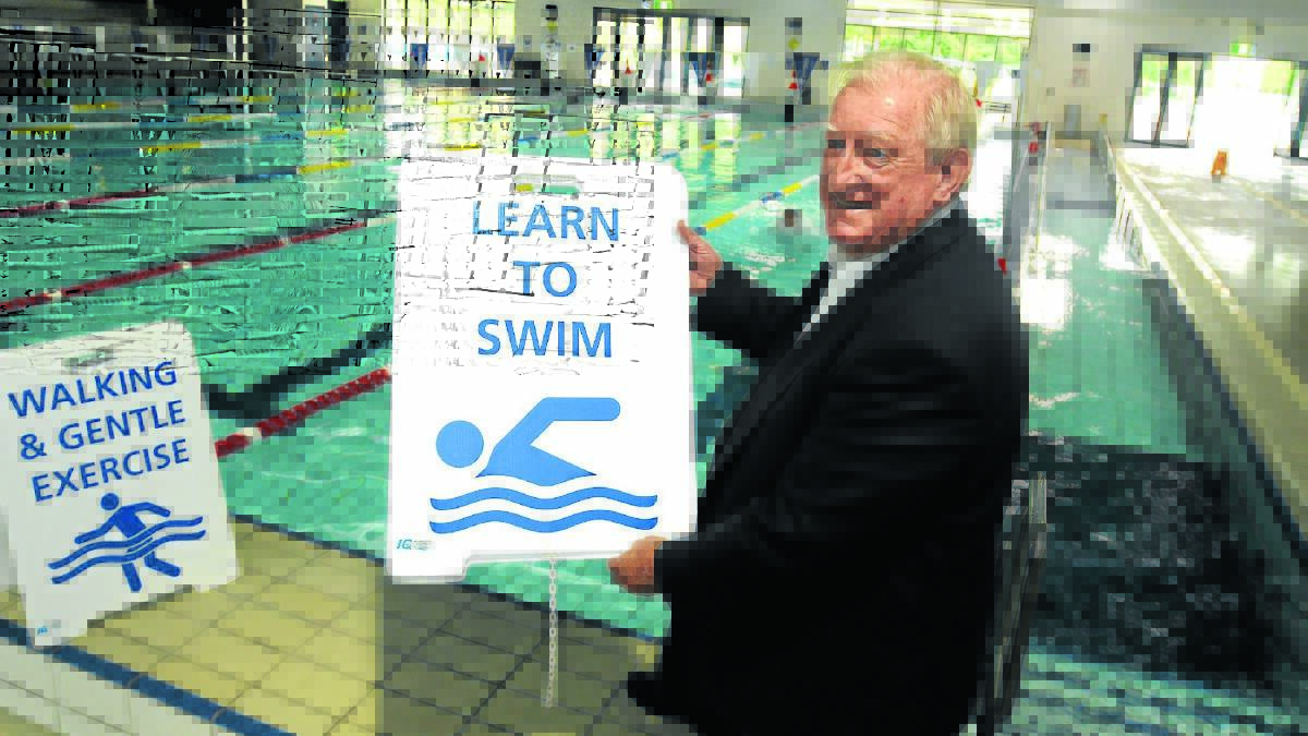 MAKING WAIVES: Orange mayor John Davis is supportive of waiving entry fees to schools for swimming lessons if it allows more children to learn to swim. Photo: STEVE GOSCH                                                                                                                  0328sgpoo2
