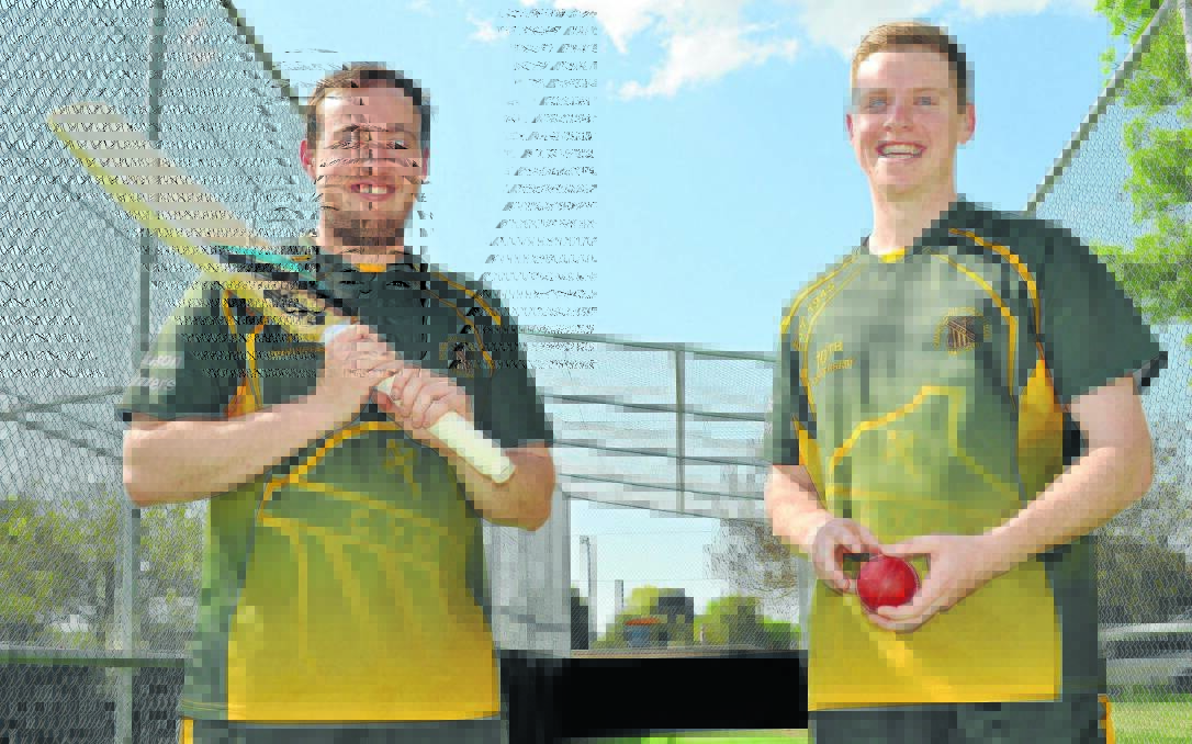  BROTHERLY LOVE: CYMS pair Nick and Eddie Wright will be on opposite sides today when CYMS tackle CYMS Moroneys at Country Club Oval. Photo: NICK McGRATH  