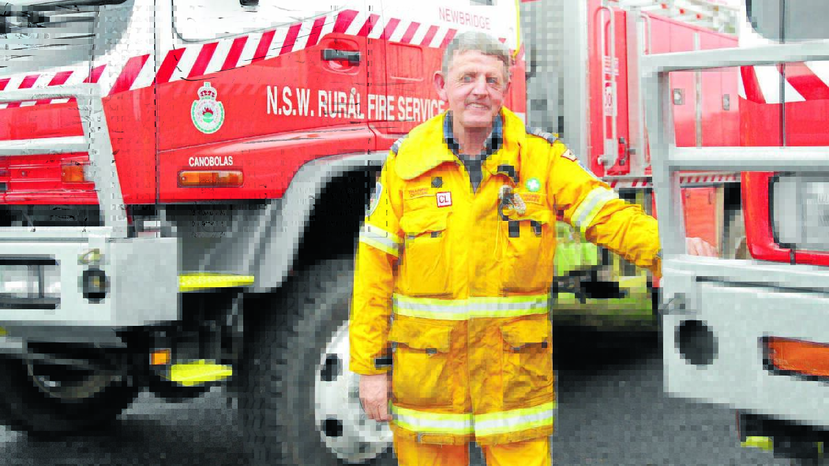 HELPING HAND: Springside Rural Fire Service captain Rodney Oxley has received recognition for his efforts helping Newcastle residents clean-up after the storm that rocked the city on April 21.  Photo: MEGAN FOSTER 