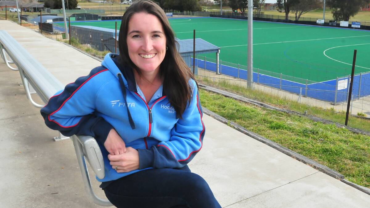 FAIR PLAY: Hockey NSW regional coaching co-ordinator Kate Pulbrook is working with the Glenroi and Bowen community to curb vandalism.
Photo: JUDE KEOGH 0812hockeycentre1