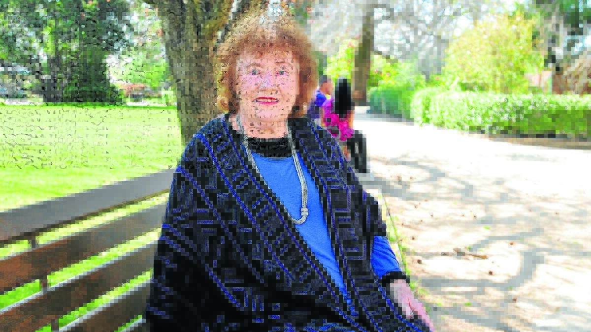 OPEN ARMS: Blayney woman and full-time carer Joan Mathieson says taking respite breaks completely changed her outlook on life. Photo: JUDE KEOGH 0929carers2