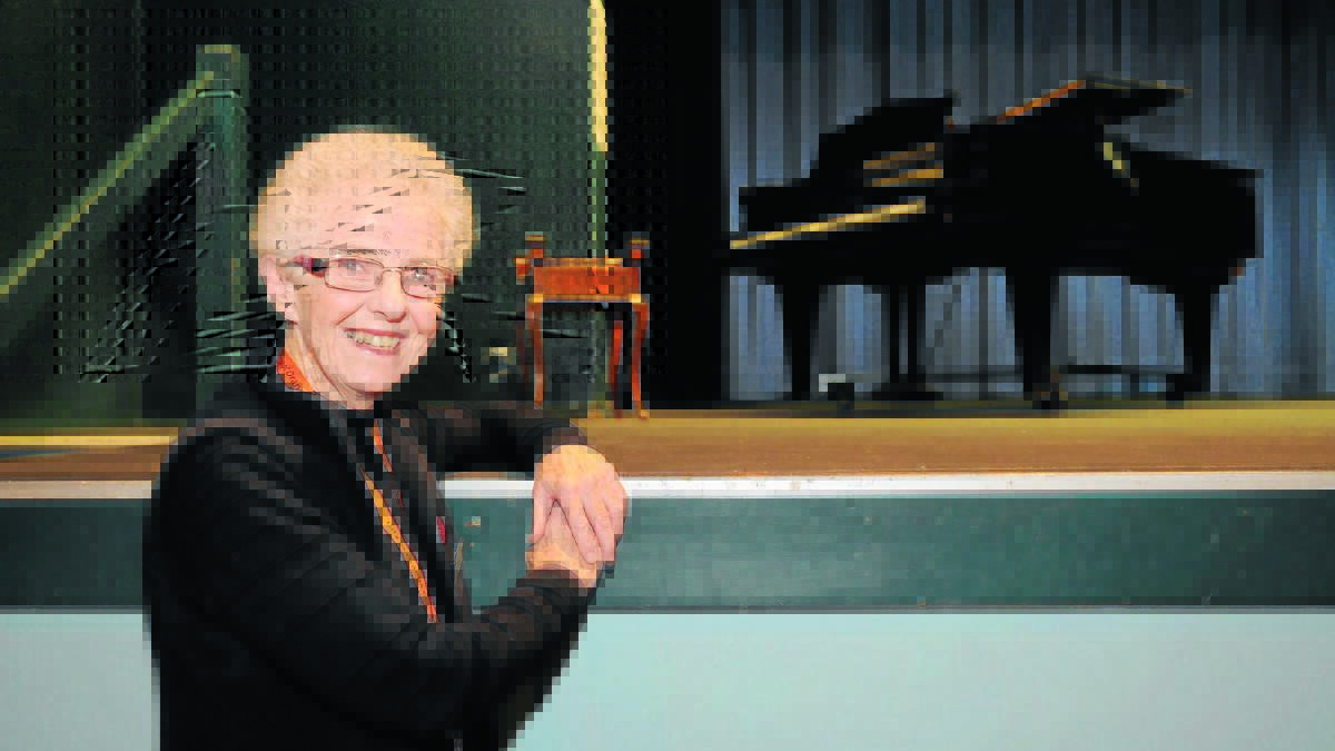 POCKET ROCKET:City of Orange Eisteddfod president Margaret Williams has been praised by the adjudicator of the vocal and instrumental sections for her leadership of the event. Photo: STEVEGOSCH