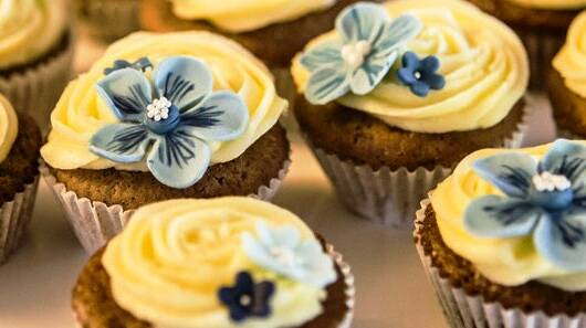 BROWNIE POINTS: Home-baked cakes designed to impress workmates.