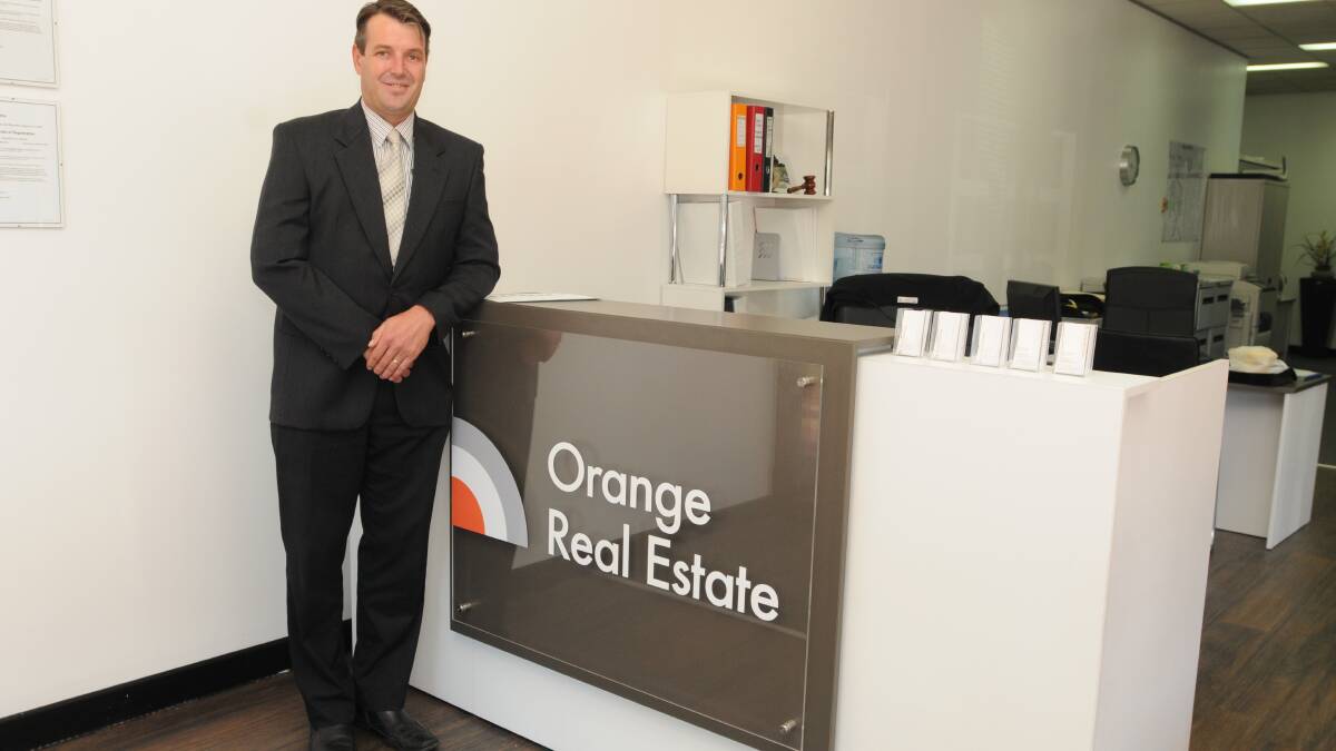 NEW LEASE ON LIFE: Stuart Bradford says he’s happy to kick off his real estate career at Orange Real Estate. Photo: JUDE KEOGH 							             

