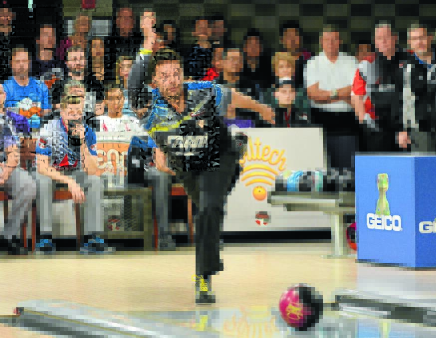 THREE-PEAT: Jason Belmonte, pictured on the PBA tour late last year, will be gunning for a third consecutive tournament of champions next week. Photo: PBA.COM

