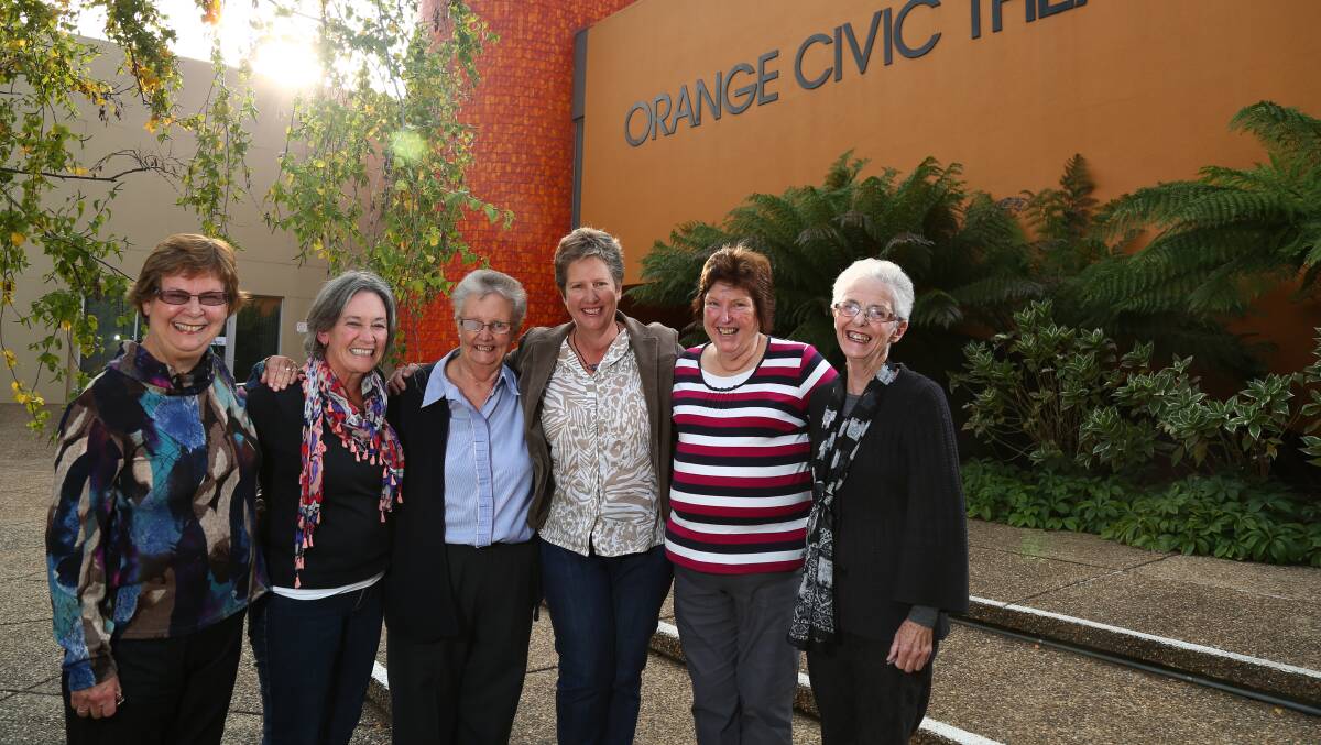 EISTEDDFOD TIME AGAIN: Sue Tallis, Helen Croke, Paulette Cox, Meredie Wright, Janelle Gibson and Margaret Williams are gearing up for the 2015 City of Orange Eisteddfod with the syllabus now available.
Photo: PHIL BLATCH 0412pbeisteddfod4