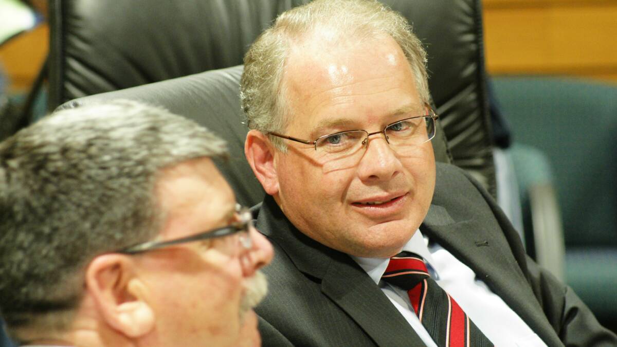 A SOAR POINT: Councillor Jeff Whitton’s dismay at soaring air fares.