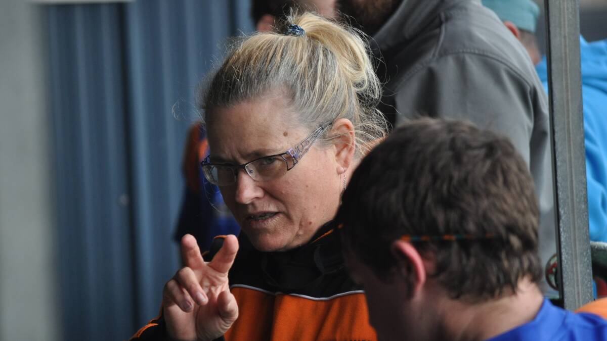 TWO AND TWO MAKES FOUR: Wanderers coach Beth Shea is concentrating on making the four.