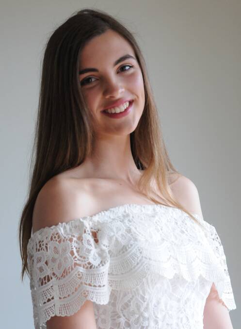 STAGE IS SET: Orange student Bonni Breen, 14, was one of seven girls, out of 800 entrants, to be selected as a state finalist in the Girlfriend Priceline Model Search. Photo: JUDE KEOGH 
