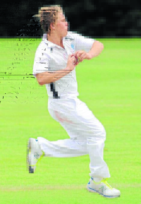 STEAMING IN: Medium pacer Charlie Mortimer will be forced to step up to a senior role in Kinross' cricket side ahead of the ODCA summer. Photo: STEVE GOSCH  