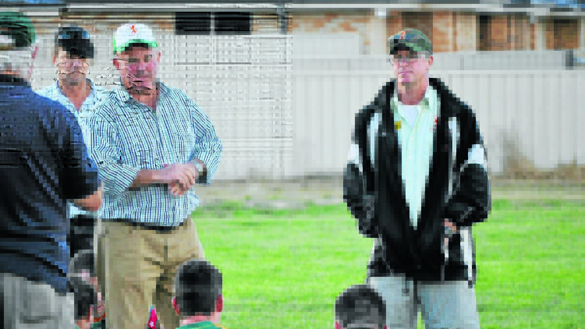 WHO'S NEXT: Orange City coaches Steve Hamson and Mick Gray say there's not a lot they can take from the 73-point win over Parkes. Photo: NICK McGRATH 