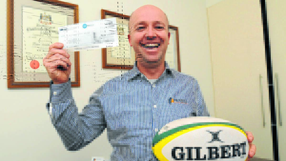 JAMES IS THE WINNER: James Pearce has taken out the prize of $1000 for the Central Western Daily rugby tipping competition. 
Photo: STEVE GOSCH0806footytip
