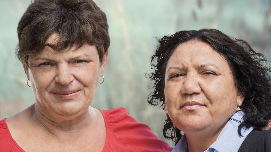 URGENT MESSAGE: Lynne Foley and fellow Orange Wiradjuri woman Pam Boney are spreading the word about the impact foetal alcohol syndrome disorders can have on a child. Photo supplied.
