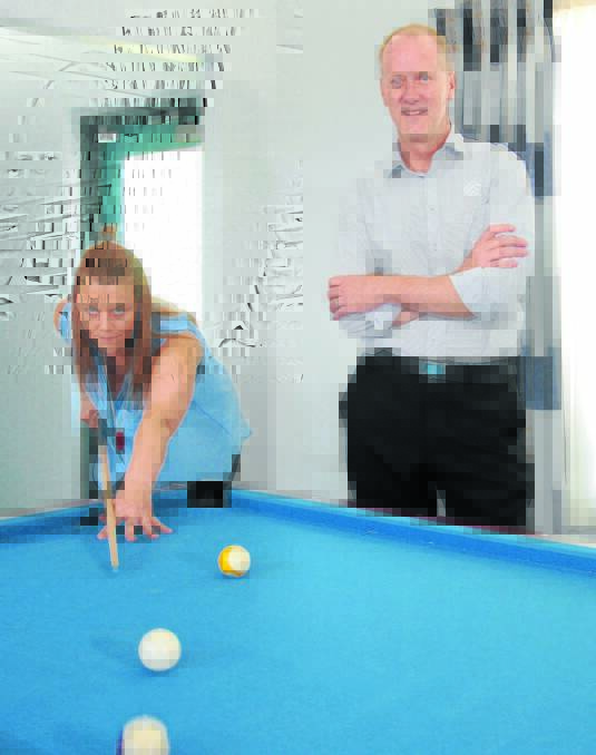SECOND SHOT AT LIFE: Holly Chapman makes use of facilities at the new Wattlegrove Drug and Alcohol Rehabilitation Centre at Bloomfield Campus alongside CEO, Ed Zarnow.
Photo: STEVE GOSCH  
