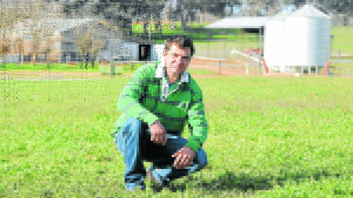 YOUNG BLOOD: Cudal farmer Floyd Legge says the agriculture industry needs to promote a strong message of job opportunities to attract more young people.
Photo: STEVE GOSCH  
