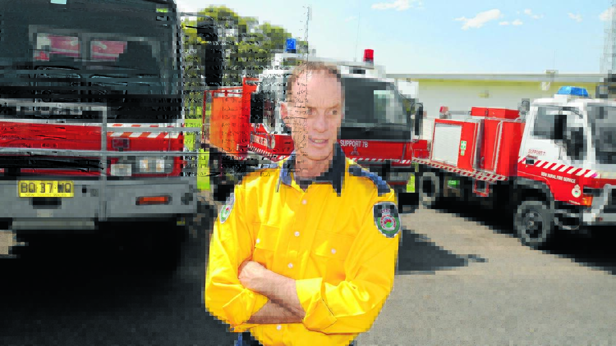 RED ALERT: Canobolas Zone RFS operational services co-ordinator Brett Bowden is warning people about the high fire danger for the region.