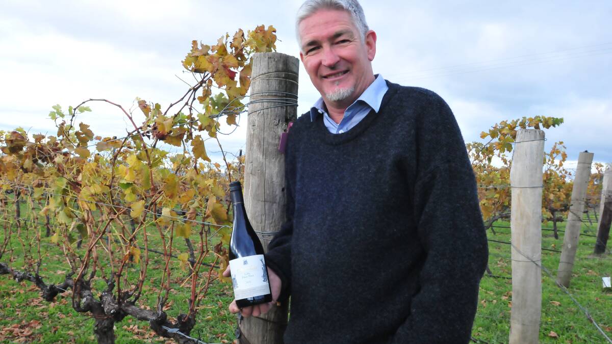 MANAGING METEOROLOGY: De Salis winemaker Charlie Svenson said the harsh conditions made for a beautiful 2014 pinot noir. 
Photo: LUKE SCHUYLER 
