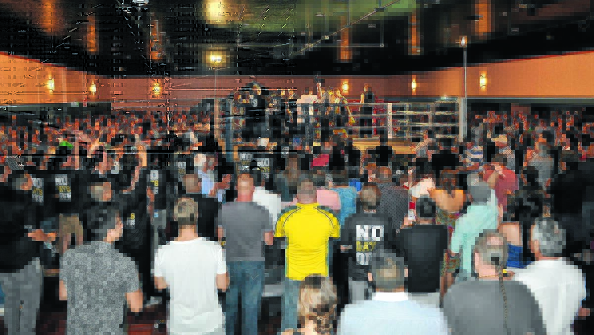 MASSIVE EVENT: Another blockbuster crowd is expected at tomorrow night's Orange Friday Fight Night at the function centre. Photo: NICK McGRATH 